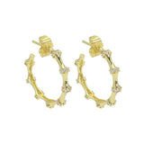 Lauren Kenzie Bailee Bamboo Hoops