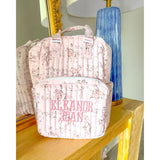 TRVL Quilted All You Need Diaper Bag in Cowgirl Toile