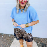 Playful Leopard Shorts