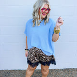 Playful Leopard Shorts