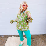 Holiday Passions Top in Green