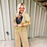 Hippie Striped Wide Leg Jean