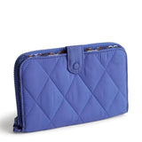 Vera Bradley Large Tab Wallet:  Deep Ultramarine