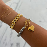 GLAM HEART BRACELET