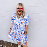Umgee Fields of Lavender Dress (S-3X)