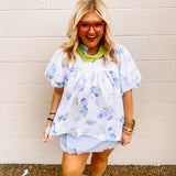 Haptics Spring Blooms Floral Top