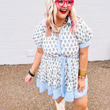 Entro Morning Glory Blue Dress