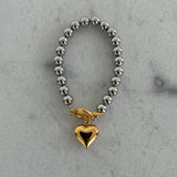 GLAM HEART BRACELET