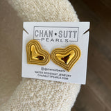 CHUNKY HEART EARRINGS