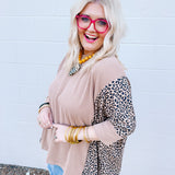 Stylive Brown/Leopard Top