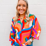 Colorful Fall Top