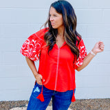 Ruby Bloom Top