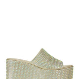 Arachna Gold Flatform Sandal
