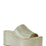 Arachna Gold Flatform Sandal