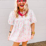 Haptics Happy Girl Floral Top