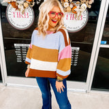 Sew in Love Stripe Knit Sweater