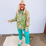 Holiday Passions Top in Green