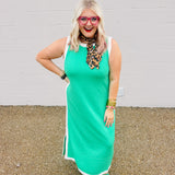 Entro Azalea Green Dress