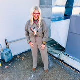 Bailey Rose Chocolate Striped Pants