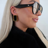 BROOKE EARRINGS – BLACK ￼