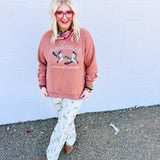 Bailey Rose Cinnamon Duck Sweatshirt