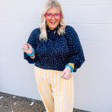 Satin Fall Dottie Top
