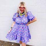 Umgee Periwinkle Mix Dress (+)