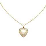 Lauren Kenzie Golden Locket Necklace