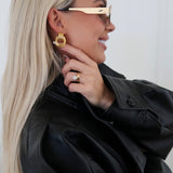 GOLD HARPER EARRINGS
