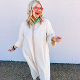 Entro Masters Stripe Sand Dress (+)