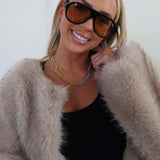 TWO TONED CHAIN NECKLACE