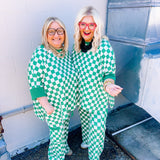 Stylive Checkers White/Green Pant