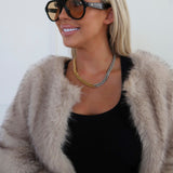 TWO TONED CHAIN NECKLACE