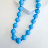 Treasured Jewels Bubblegum Blue Necklace