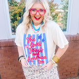 She Loves Jesus and America Too Tee (S-3X)