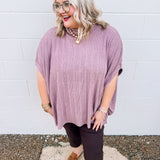 Keep Me Company Top in Mauve