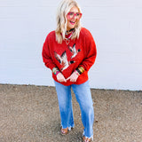Bailey Rose Red Flying Duck Sweater