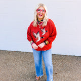 Bailey Rose Red Flying Duck Sweater