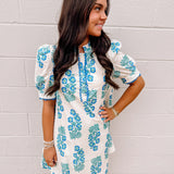 Porcelain Petals Dress