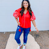 Ruby Bloom Top