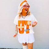 Queen of Sparkles Licensed Tennessee Metallic Icons Tee