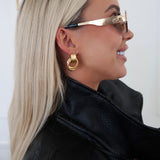 GOLD HARPER EARRINGS