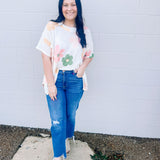 Stepping into Spring Top in Ivory