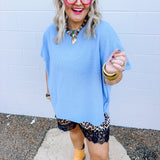 The Perfect Match Top - Light Blue