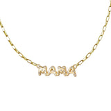 Lauren Kenzie Diamond Dotted Mama Necklace
