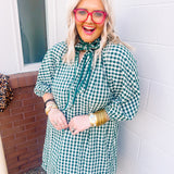 Plaid Pickens Mini Dress