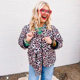 Carole Christian Quilted Animal Print Jacket