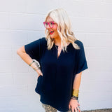 Zenana Airflow Top in Black