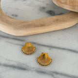 DIAMOND SEASHELL EARRINGS