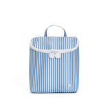 TRVL Take Away Insulated Lunch Back: PimLico Stripe Chambray